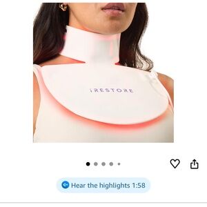 iRestore Neck and Chest Light Therapy Device